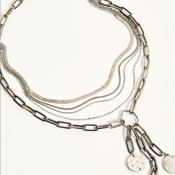 Free People Jewelry Collar Metal Necklace Poshmark